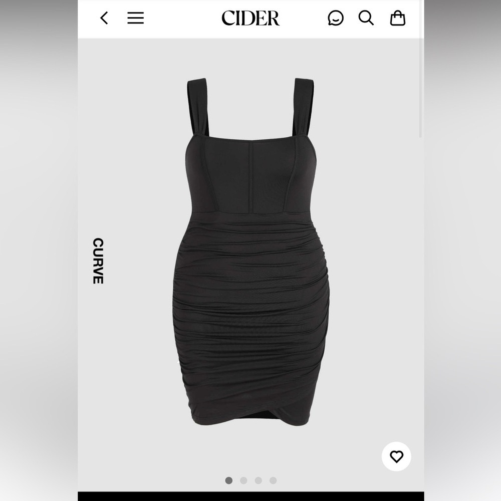 Cider Black Sleeveless Dress